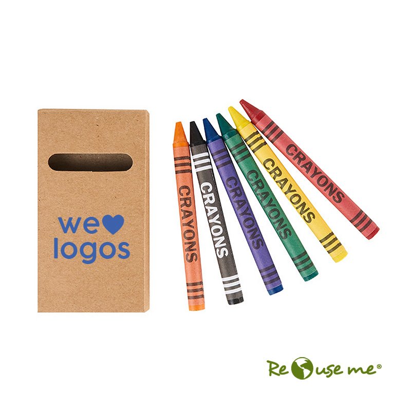 Regalo Corporativo Set de Crayones X6 unidades